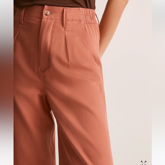 Madewell The Neale Straight-Leg Pant in Drapeweave Size 6 - Picture 4 of 11